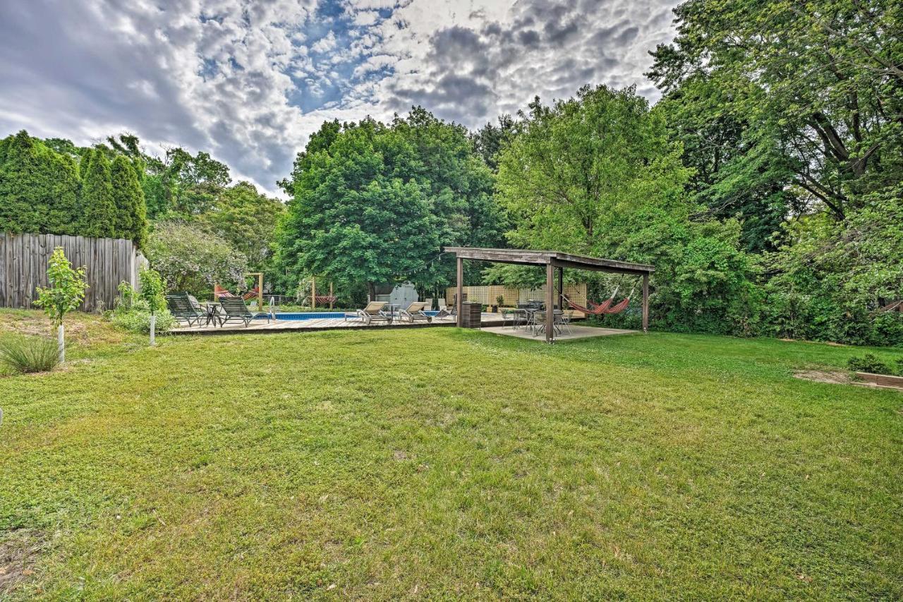 Lake Michigan Hideaway Pool, Steps To Beach! Michiana المظهر الخارجي الصورة