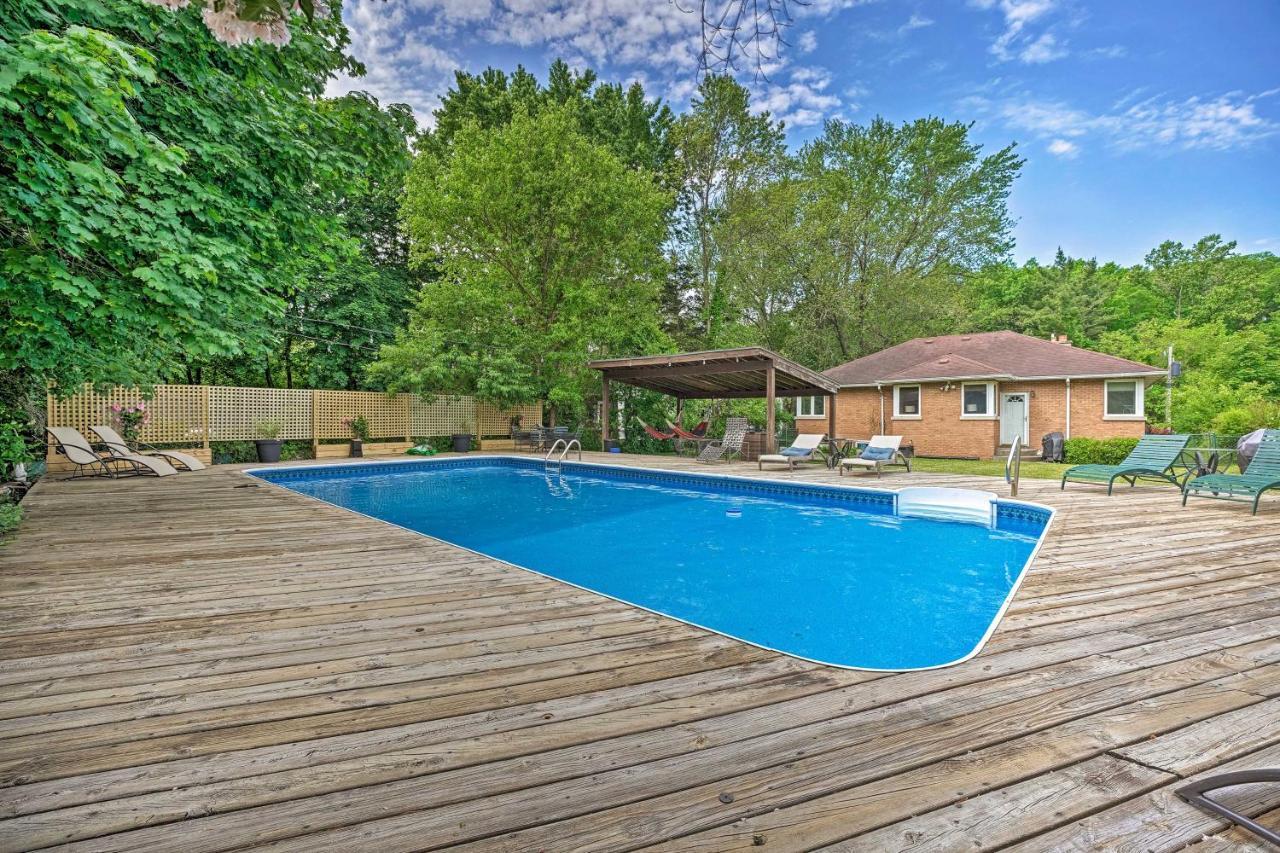 Lake Michigan Hideaway Pool, Steps To Beach! Michiana المظهر الخارجي الصورة